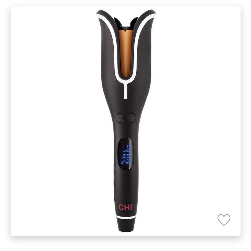 CHI Spin N Curl Ceramic Rotating Curler - onyx black